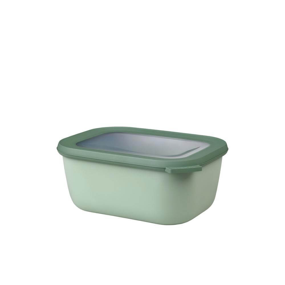 Mepal Cirqula Rectangular Multi Bowl 1500ml Nordic Sage